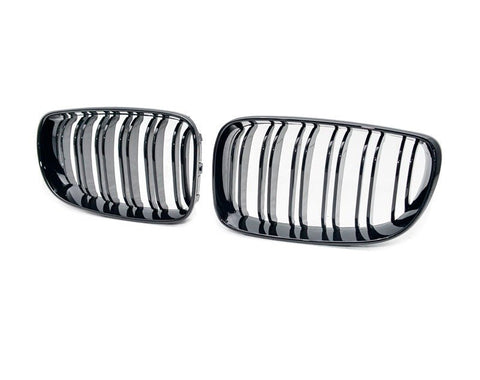 Gloss Black M2 style Front Bumper bar Kidney Grille Grill Bodykit for BMW E87 E81 LCI Hatch 10 - 11 & E82 E88 Coupe 08 - 13 - Mars Performance