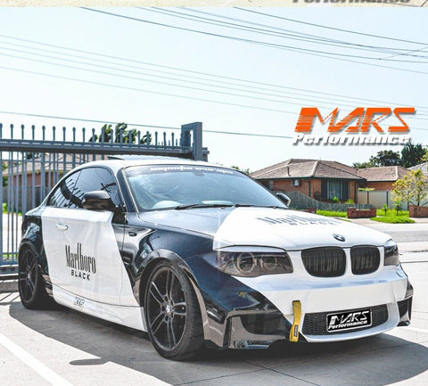 Gloss Black M2 style Front Bumper bar Kidney Grille Grill Bodykit for BMW E87 E81 LCI Hatch 10 - 11 & E82 E88 Coupe 08 - 13 - Mars Performance