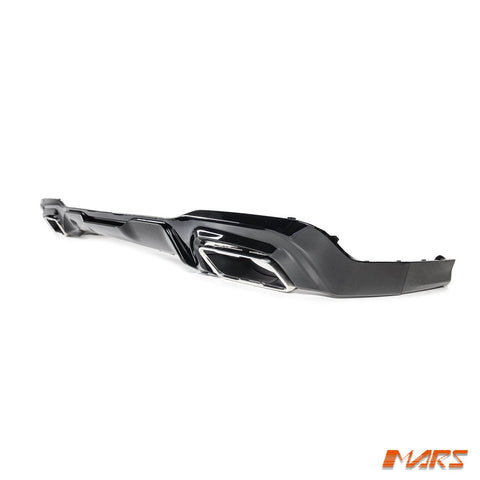Gloss Black M235i Performance Style Rear Bumper bar diffuser Spoiler Bodykit & Exhaust Tips for BMW 2 Series F44 M Sport - Mars Performance