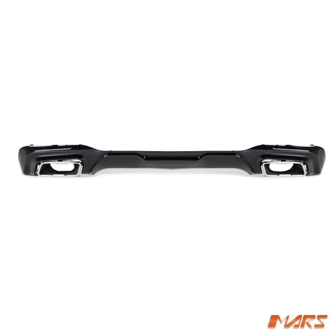 Gloss Black M235i Performance Style Rear Bumper bar diffuser Spoiler Bodykit & Exhaust Tips for BMW 2 Series F44 M Sport - Mars Performance
