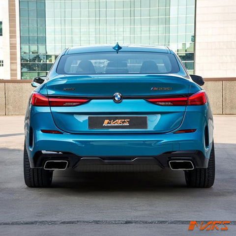 Gloss Black M235i Performance Style Rear Bumper bar diffuser Spoiler Bodykit & Exhaust Tips for BMW 2 Series F44 M Sport - Mars Performance