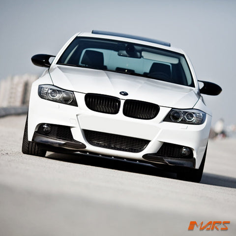 Gloss Black M3 style front bumper bar grill grille bodykit for BMW 3 - Series E90 Sedan & E91 Wagon 2009 - 2011 LCI - Mars Performance