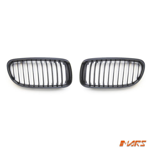 Gloss Black M3 style front bumper bar grill grille bodykit for BMW 3 - Series E90 Sedan & E91 Wagon 2009 - 2011 LCI - Mars Performance