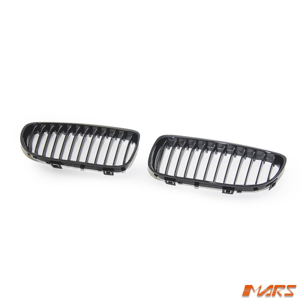 Gloss Black M3 style front bumper bar grill grille bodykit for BMW 3 - Series E90 Sedan & E91 Wagon 2009 - 2011 LCI - Mars Performance