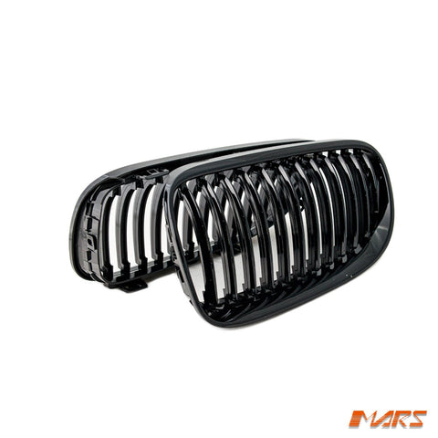 Gloss Black M3 Style Front Bumper Bar Grille Grill Bodykit for BMW 3 Series E92 Coupe & E93 Convertible LCI 2010 - 2013 - Mars Performance