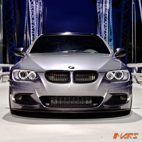 Gloss Black M3 Style Front Bumper Bar Grille Grill Bodykit for BMW 3 Series E92 Coupe & E93 Convertible LCI 2010 - 2013 - Mars Performance