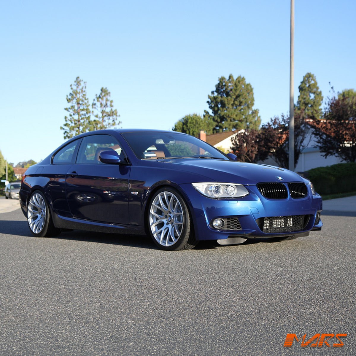 Gloss Black M3 Style Front Bumper Bar Grille Grill Bodykit for BMW 3 Series E92 Coupe & E93 Convertible LCI 2010 - 2013 - Mars Performance