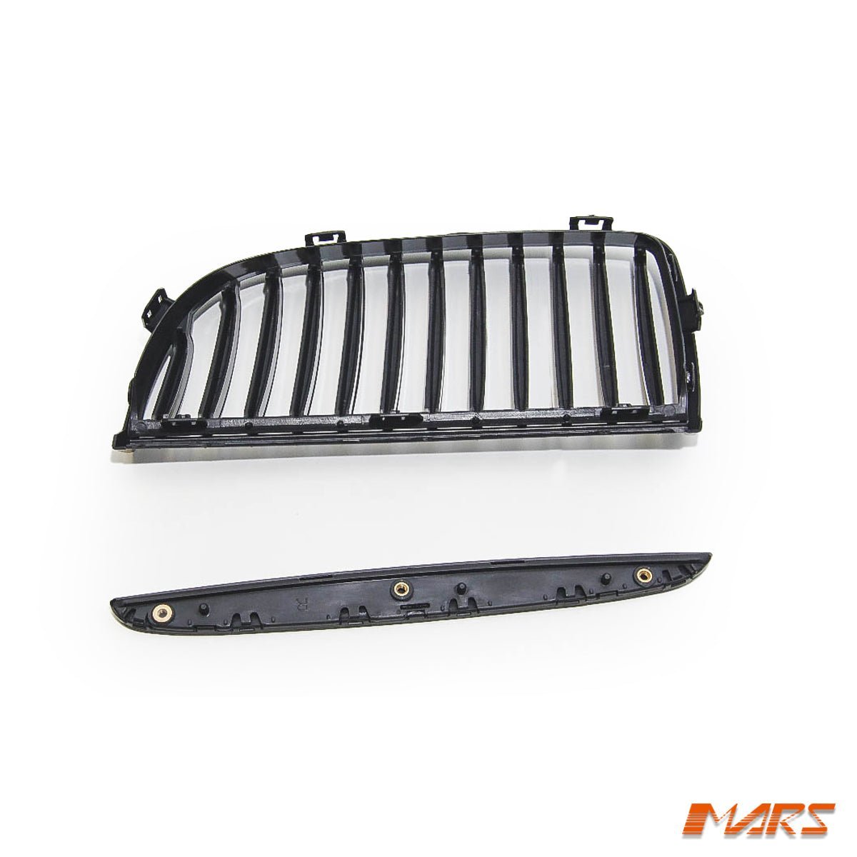 Gloss Black M3 style Front Bumper Bar Kidney Grille Grill Bodykit for BMW 3 - Series E90 Sedan & E91 Wagon Pre LCI 2005 - 2008 - Mars Performance