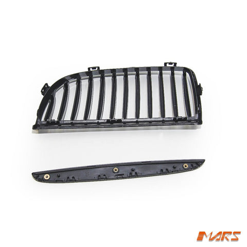 Gloss Black M3 style Front Bumper Bar Kidney Grille Grill Bodykit for BMW 3 - Series E90 Sedan & E91 Wagon Pre LCI 2005 - 2008 - Mars Performance