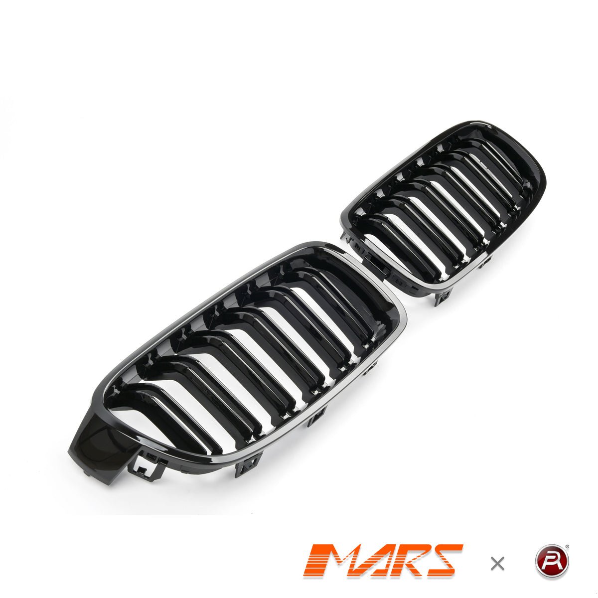 Gloss Black M3 Style Front Bumper Bar Kidney Grille Grill Bodykit for BMW 3 Series F30 Sedan & F31 Wagon 2012 - 2018 - Mars Performance