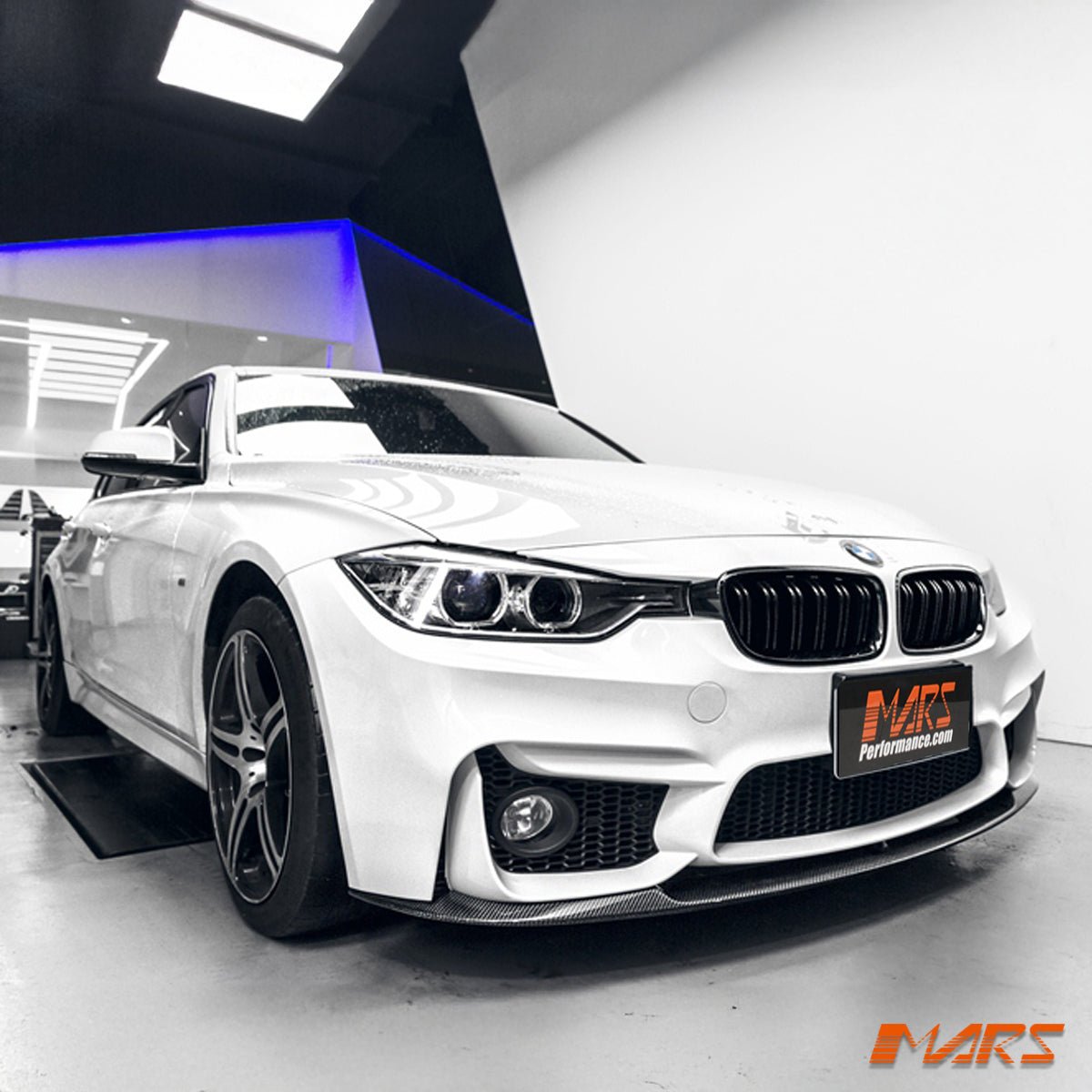 Gloss Black M3 Style Front Bumper Bar Kidney Grille Grill Bodykit for BMW 3 Series F30 Sedan & F31 Wagon 2012 - 2018 - Mars Performance