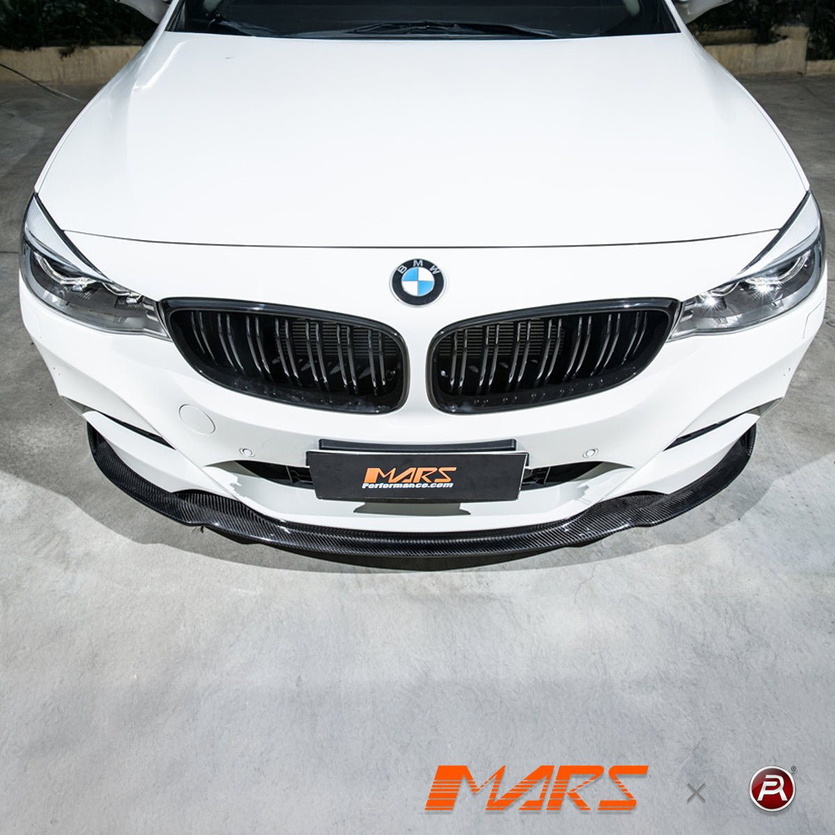 Gloss Black M3 Style Front Bumper Bar Kidney Grille Grill Bodykit for BMW 3 Series GT F34 2013 - 2020 - Mars Performance