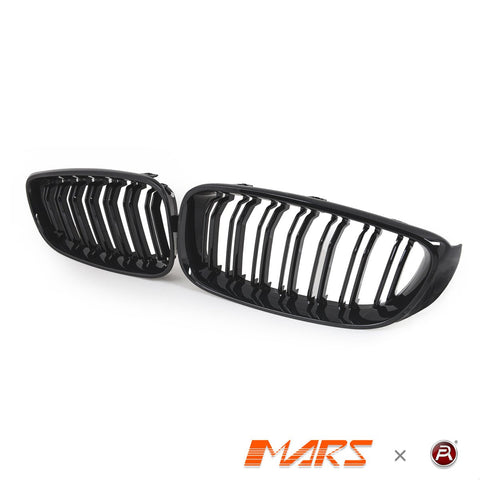 Gloss Black M3 Style Front Bumper Bar Kidney Grille Grill Bodykit for BMW 3 Series GT F34 2013 - 2020 - Mars Performance