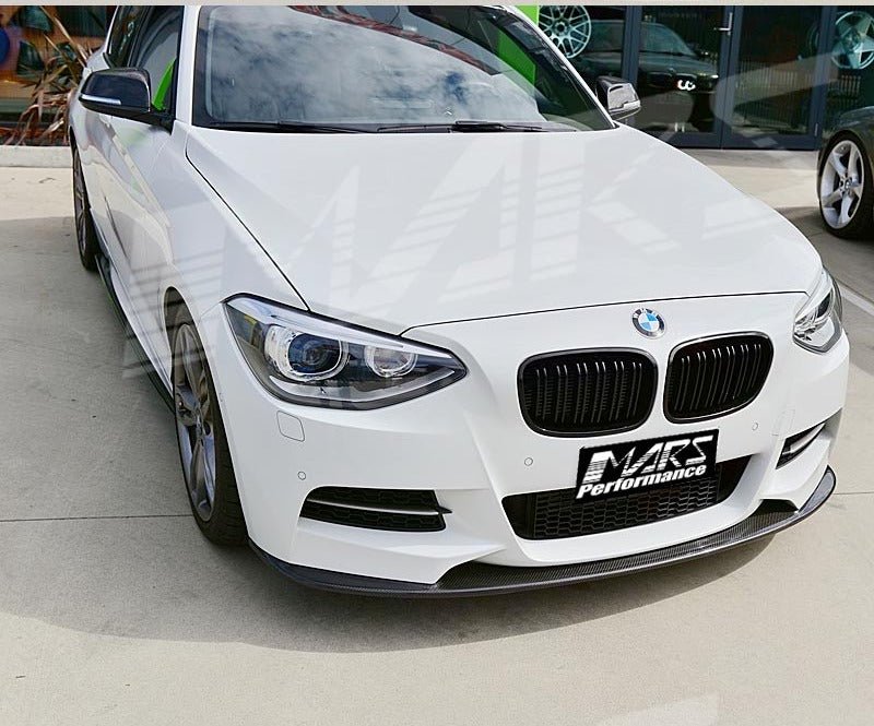 Gloss Black M4 style Front Bumper Bar Bodykit Kidney Grille Grill for BMW 1 Series F20 Hatch Pre LCI 2011 - 2015 - Mars Performance