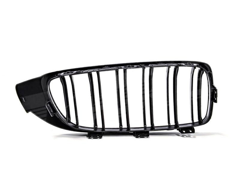 Gloss Black M4 Style Front Bumper Bar Grille Grill Bodykit for BMW 4 Series F32 F33 F36 & F80 M3 F82 F83 M4 - Mars Performance