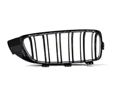 Gloss Black M4 Style Front Bumper Bar Grille Grill Bodykit for BMW 4 Series F32 F33 F36 & F80 M3 F82 F83 M4 - Mars Performance