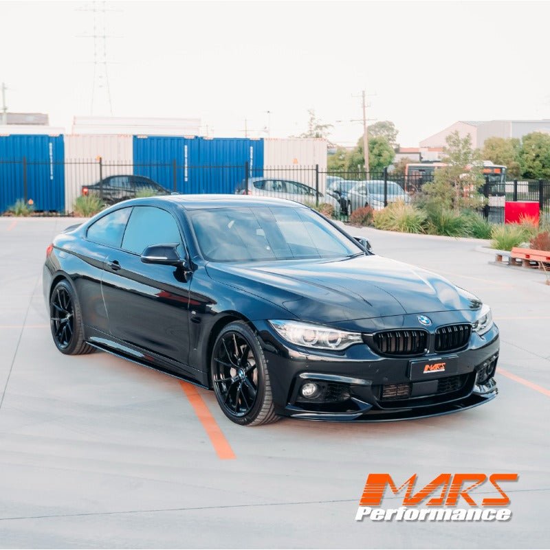 Gloss Black M4 Style Front Bumper Bar Grille Grill Bodykit for BMW 4 Series F32 F33 F36 & F80 M3 F82 F83 M4 - Mars Performance