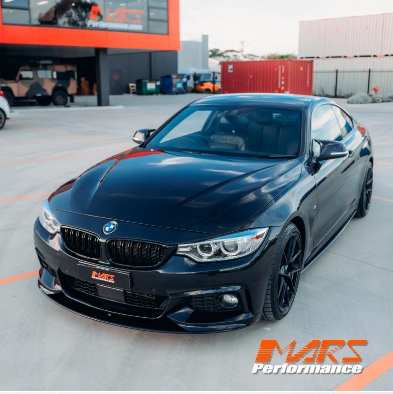 Gloss Black M4 Style Front Bumper Bar Grille Grill Bodykit for BMW 4 Series F32 F33 F36 & F80 M3 F82 F83 M4 - Mars Performance