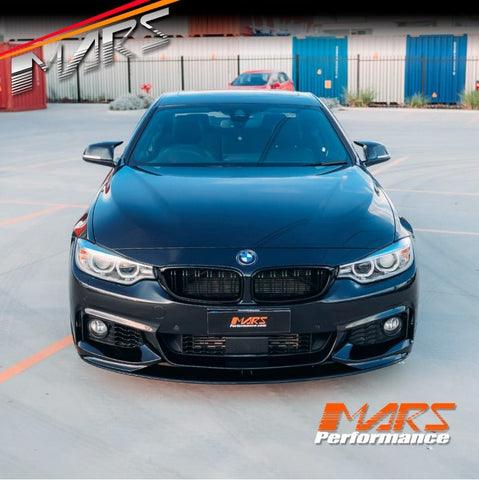 Gloss Black M4 Style Front Bumper Bar Grille Grill Bodykit for BMW 4 Series F32 F33 F36 & F80 M3 F82 F83 M4 - Mars Performance