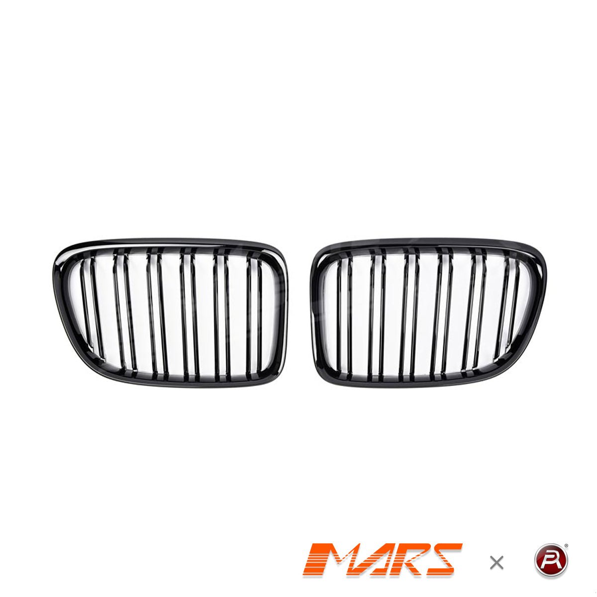 Gloss Black M4 Style Front Bumper bar Kidney Grille Grill Bodykit for BMW X1 E84 2009 - 2014 - Mars Performance