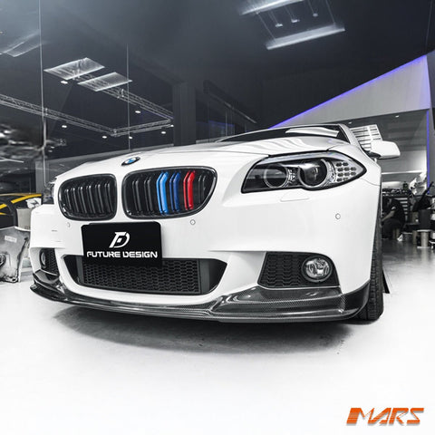 Gloss Black M5 Style Front Bumper Bar Kidney Grille with colour stripes for BMW 5 Series F10 & F11 2010 - 2016 - Mars Performance