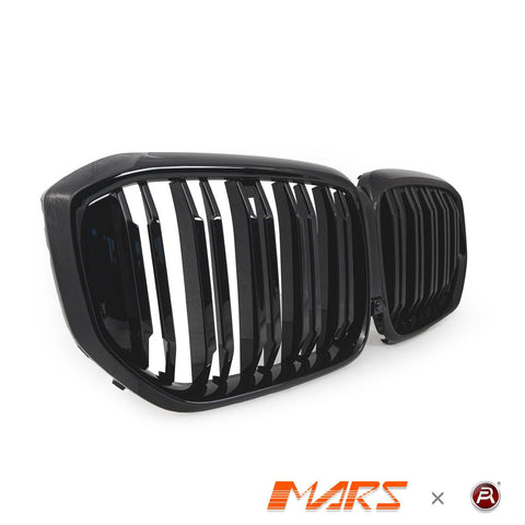 Gloss Black M5M Style Front Bumper bar Kidney Grille Grill Bodykit for BMW X5 G05 LCI 2023 - 2025 - Mars Performance