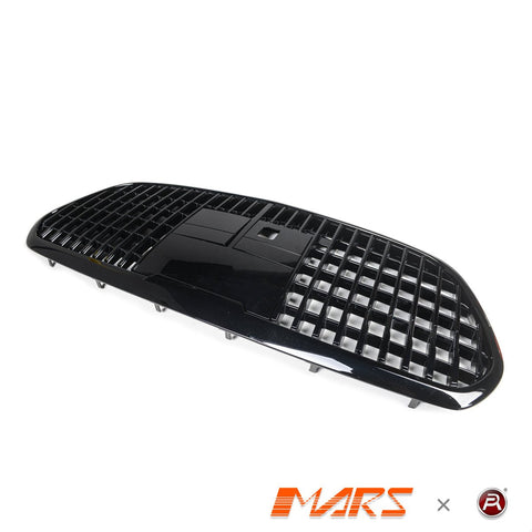 Gloss Black Maybach Style Front Bumper Bar Grill Grille Bodykit for Mercedes - Benz W223 S - Class 2021+ - Mars Performance
