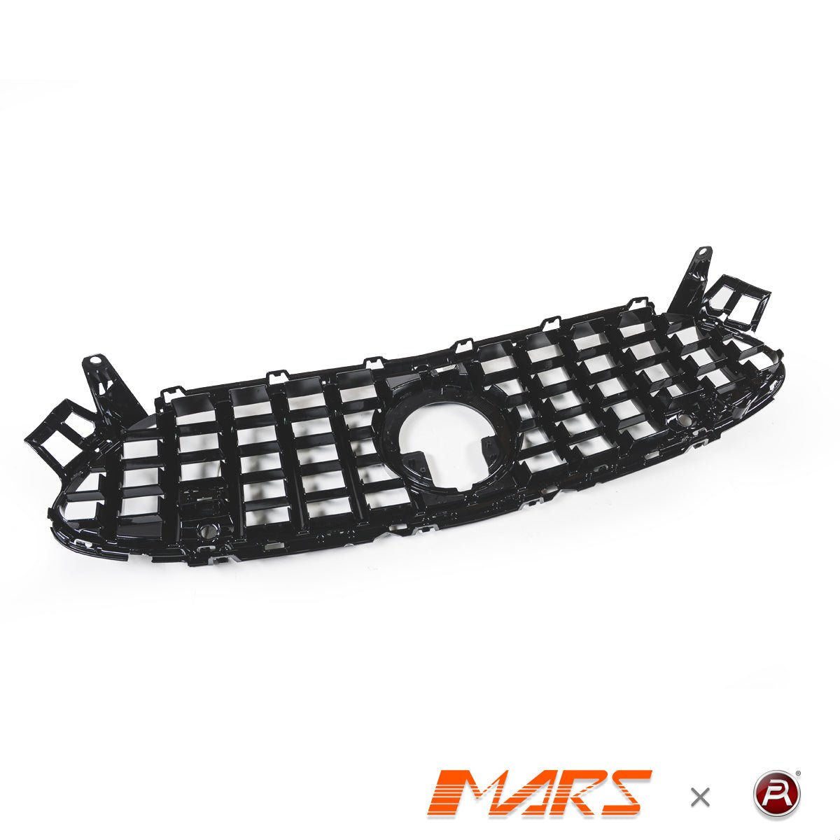 Gloss Black Panamericana Front Bumper Bar Grill Bodykit for Mercedes - Benz E - Class E63 - S AMG W213 Facelift 2020 - 2023 - Mars Performance