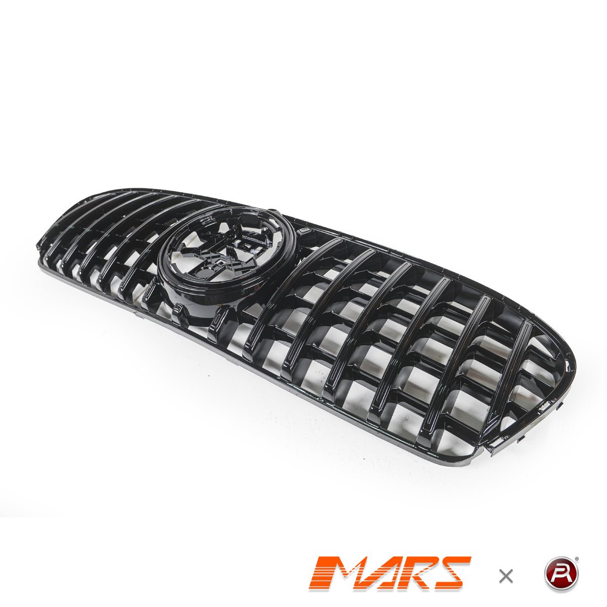 Gloss Black Panamericana Front Bumper Bar Grille Grill Bodykit for Mercedes - Benz W167 GLE - Class GLE63 AMG V167 Hatch & C167 Coupe 2019 - 2025 - Mars Performance
