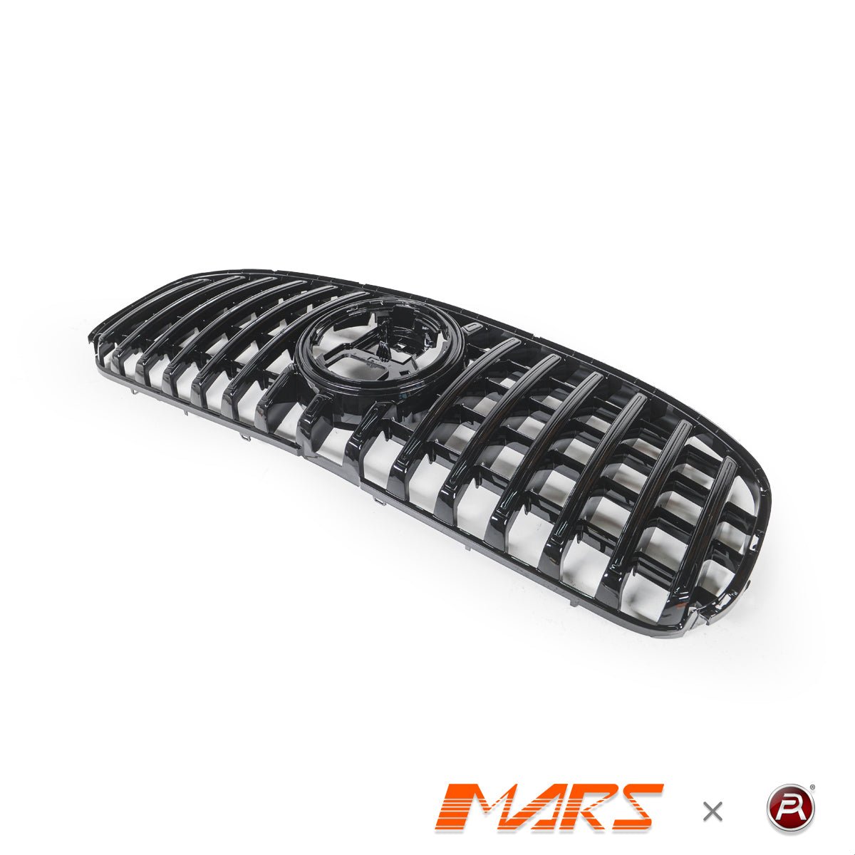Gloss Black Panamericana Front Bumper Bar Grille Grill Bodykit for Mercedes - Benz X167 GLS - Class GLS63 AMG 2020 - 2025 - Mars Performance