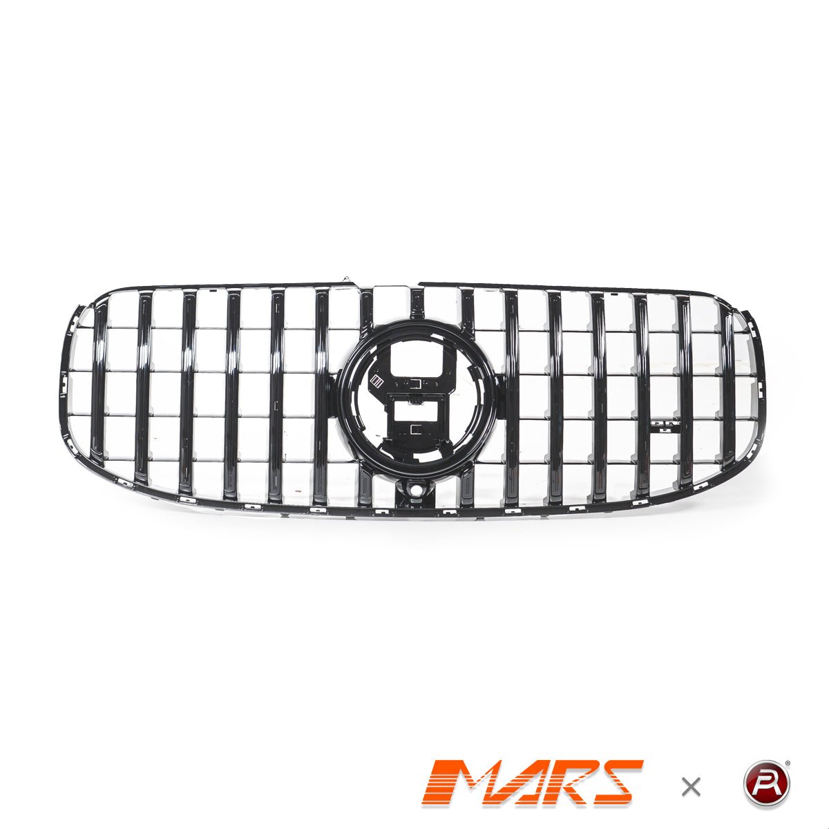 Gloss Black Panamericana Front Bumper Bar Grille Grill Bodykit for Mercedes - Benz X167 GLS - Class GLS63 AMG 2020 - 2025 - Mars Performance