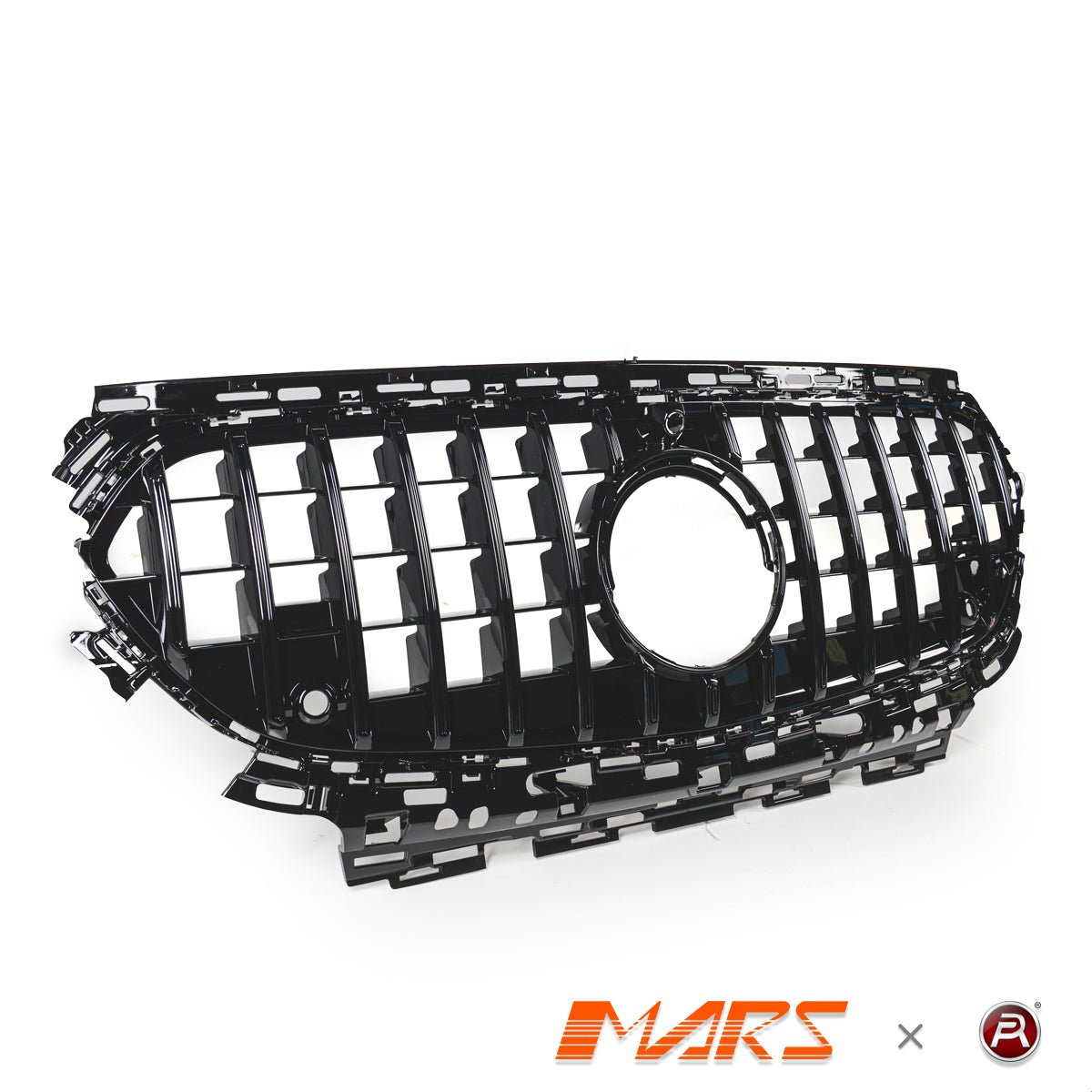 Gloss Black Panamericana Style Front Bumper Bar Grille Grill Bodykit for Mercedes - Benz E - Class W214 & E53 AMG 2023 - 2025 - Mars Performance