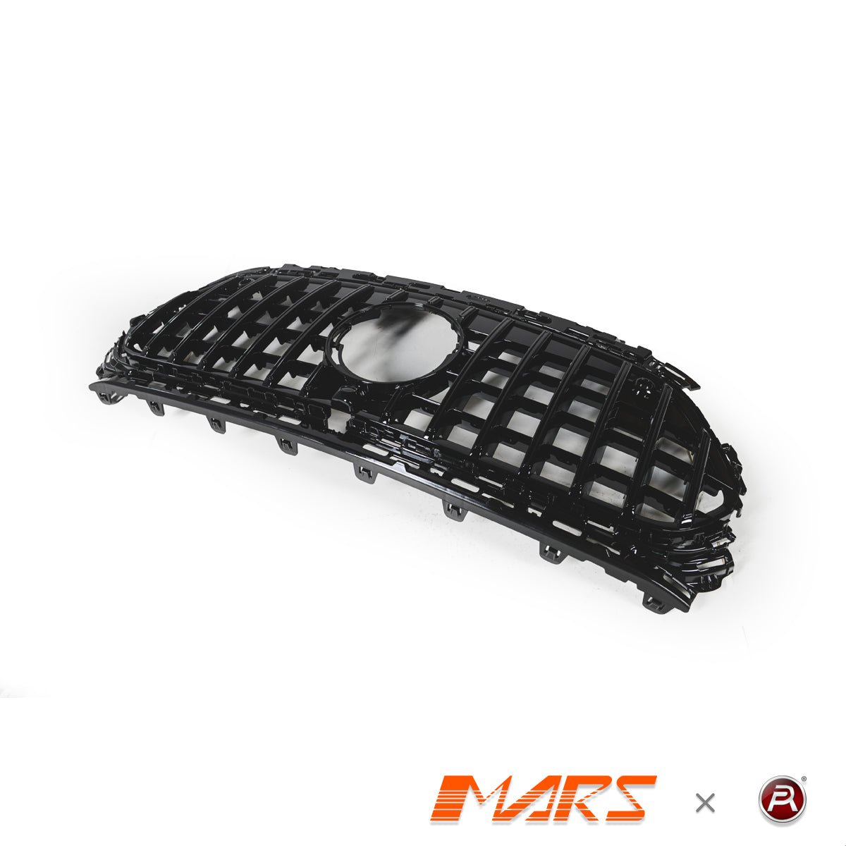 Gloss Black Panamericana Style Front Bumper Bar Grille Grill Bodykit for Mercedes - Benz E - Class W214 & E53 AMG 2023 - 2025 - Mars Performance