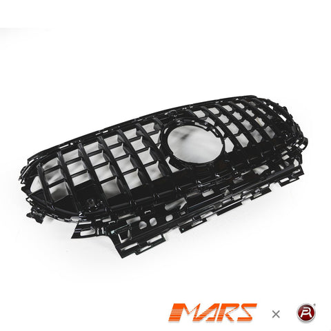 Gloss Black Panamericana Style Front Bumper Bar Grille Grill Bodykit for Mercedes - Benz E - Class W214 & E53 AMG 2023 - 2025 - Mars Performance