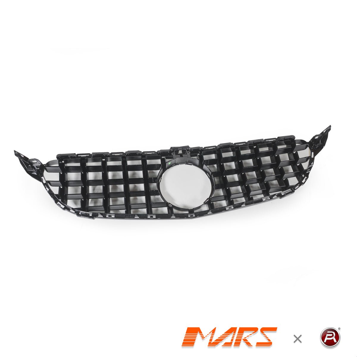 Gloss Black Panamericana Style Front Bumper Bar Grille Grill Bodykit for Mercedes - Benz E - Class W214 & E53 AMG 2023 - 2025 - Mars Performance
