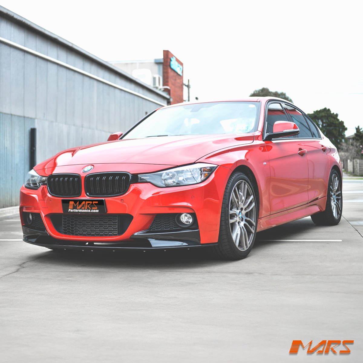 Gloss Black Performance Front bumper bar Lip Spoiler Bodykit for BMW 3 - Series F30 F31 M Tech M Sport 2012 - 2018 - Mars Performance