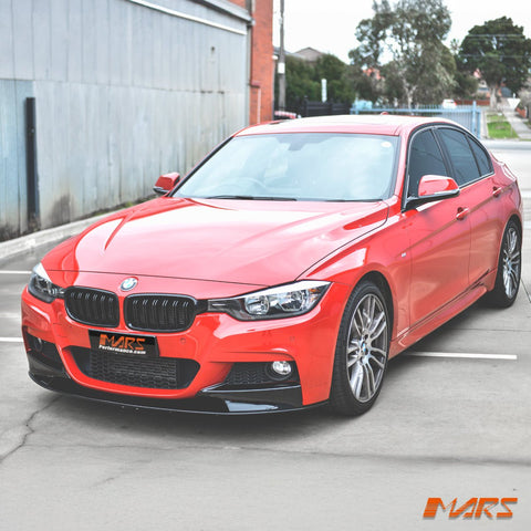 Gloss Black Performance Front bumper bar Lip Spoiler Bodykit for BMW 3 - Series F30 F31 M Tech M Sport 2012 - 2018 - Mars Performance