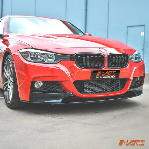 Gloss Black Performance Front bumper bar Lip Spoiler Bodykit for BMW 3 - Series F30 F31 M Tech M Sport 2012 - 2018 - Mars Performance