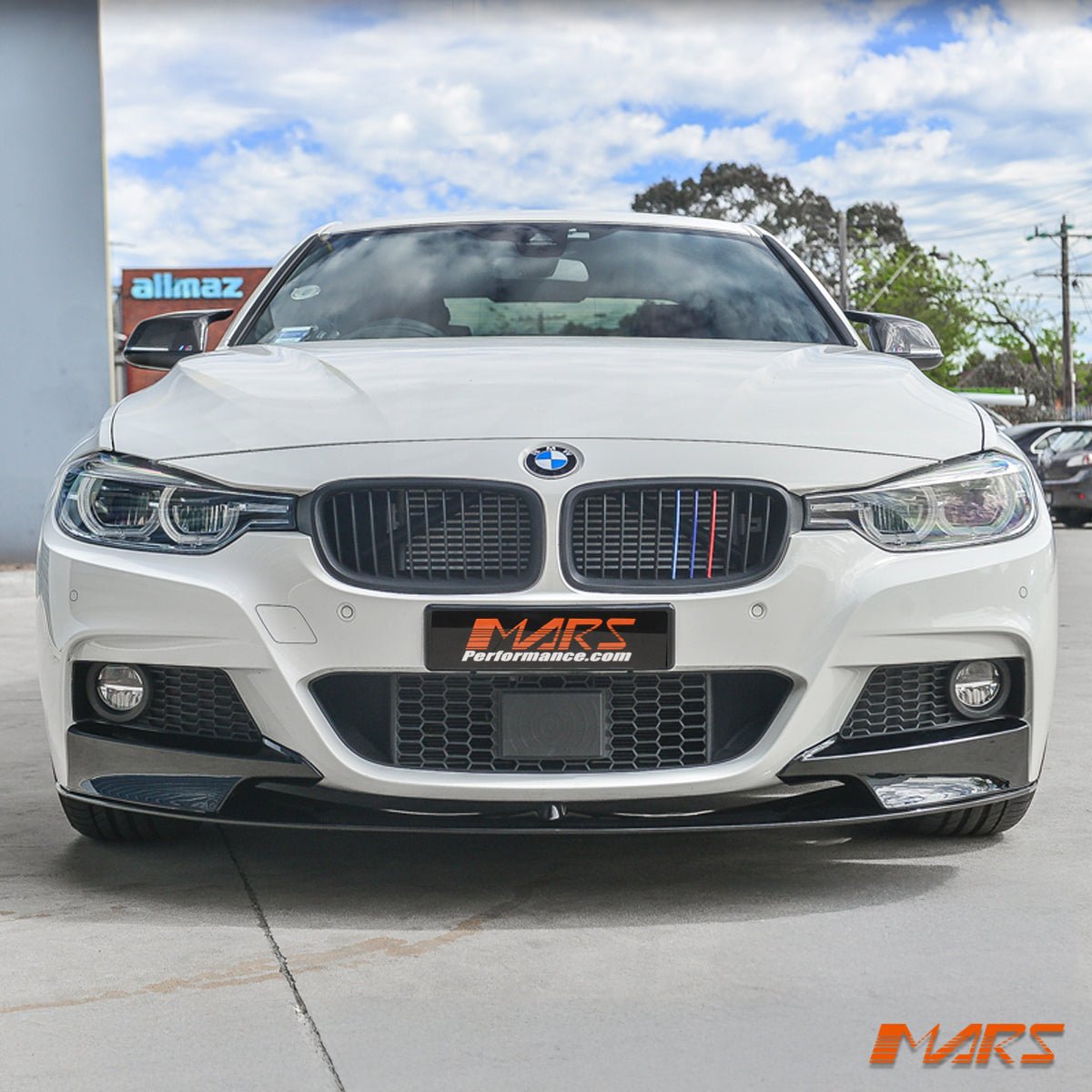 Gloss Black Performance Front bumper bar Lip Spoiler Bodykit for BMW 3 - Series F30 F31 M Tech M Sport 2012 - 2018 - Mars Performance