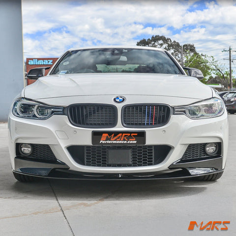 Gloss Black Performance Front bumper bar Lip Spoiler Bodykit for BMW 3 - Series F30 F31 M Tech M Sport 2012 - 2018 - Mars Performance