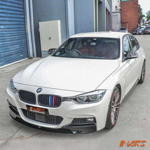 Gloss Black Performance Front bumper bar Lip Spoiler Bodykit for BMW 3 - Series F30 F31 M Tech M Sport 2012 - 2018 - Mars Performance