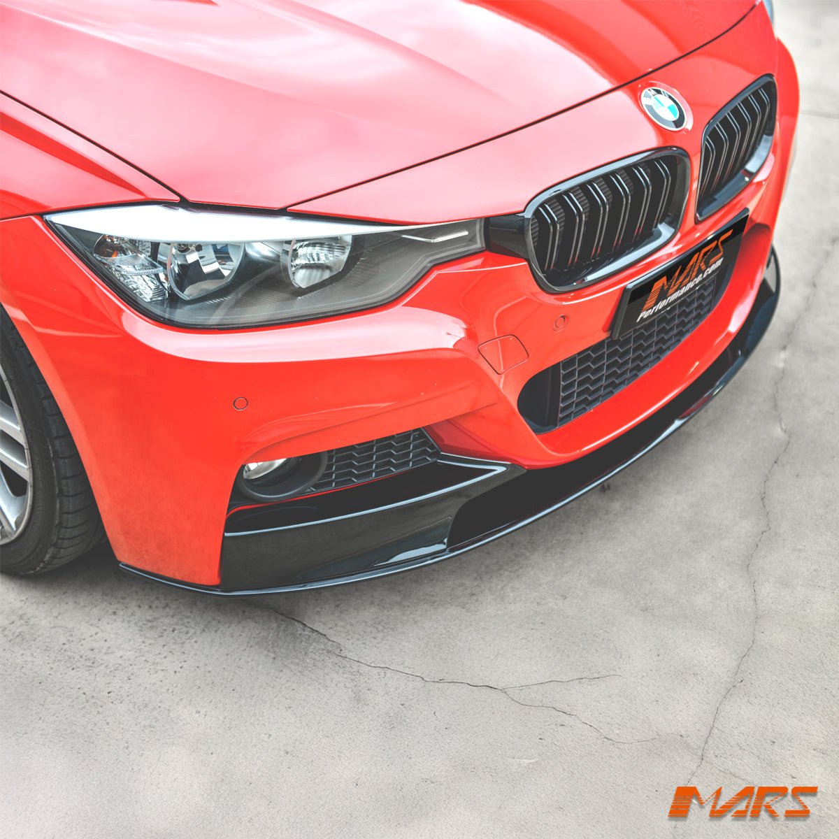 Gloss Black Performance Front bumper bar Lip Spoiler Bodykit for BMW 3 - Series F30 F31 M Tech M Sport 2012 - 2018 - Mars Performance