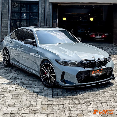 Gloss Black Performance Front Bumper Bar Lip Spoiler Bodykit for BMW 3 - Series G20 Sedan & G21 Wagon LCI 2022 - 2024 - Mars Performance