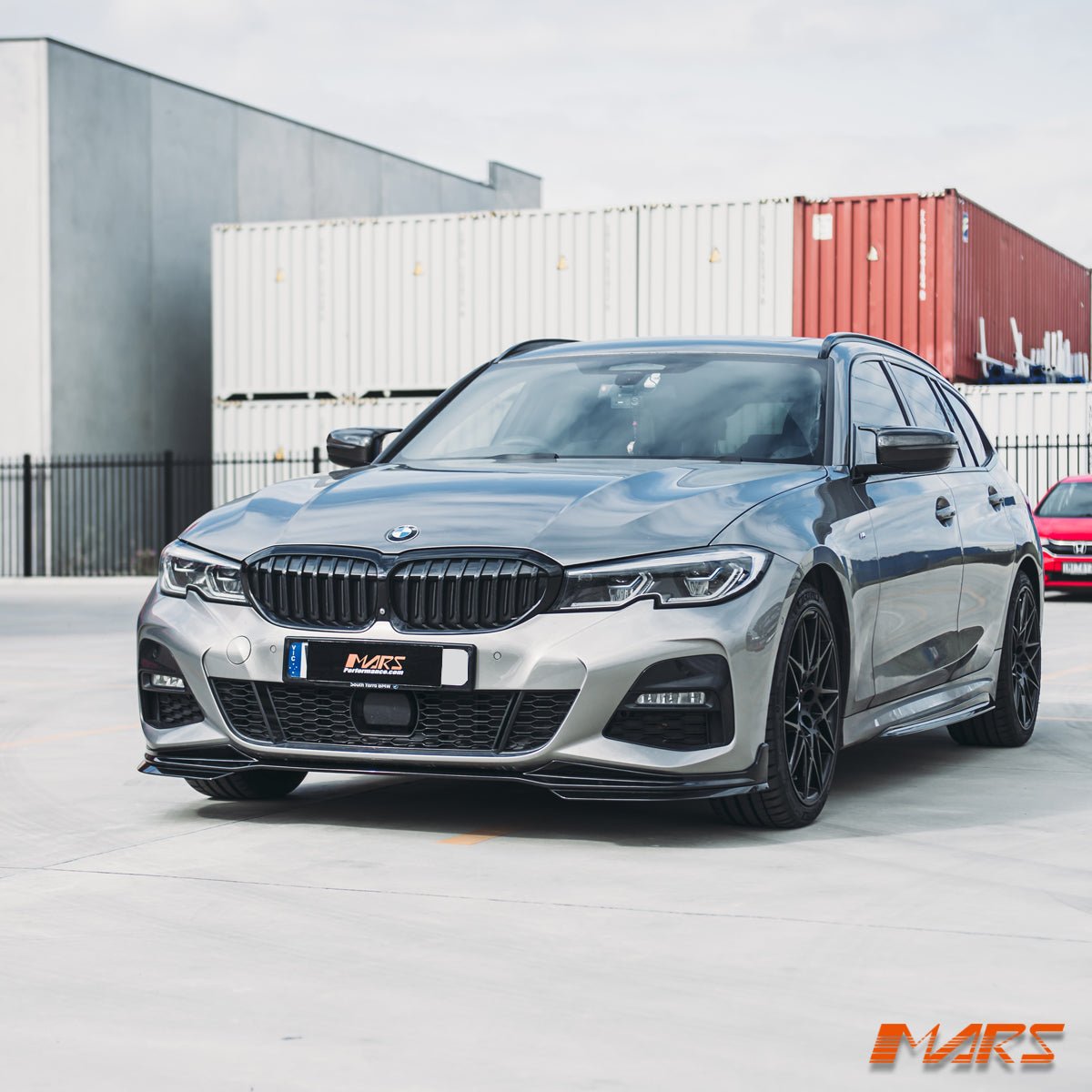 Gloss Black Performance Front bumper bar lip Spoiler Bodykit for BMW 3 - Series M Sport G20 Sedan G21 Wagon, Pre LCI 2018 - 2022 - Mars Performance