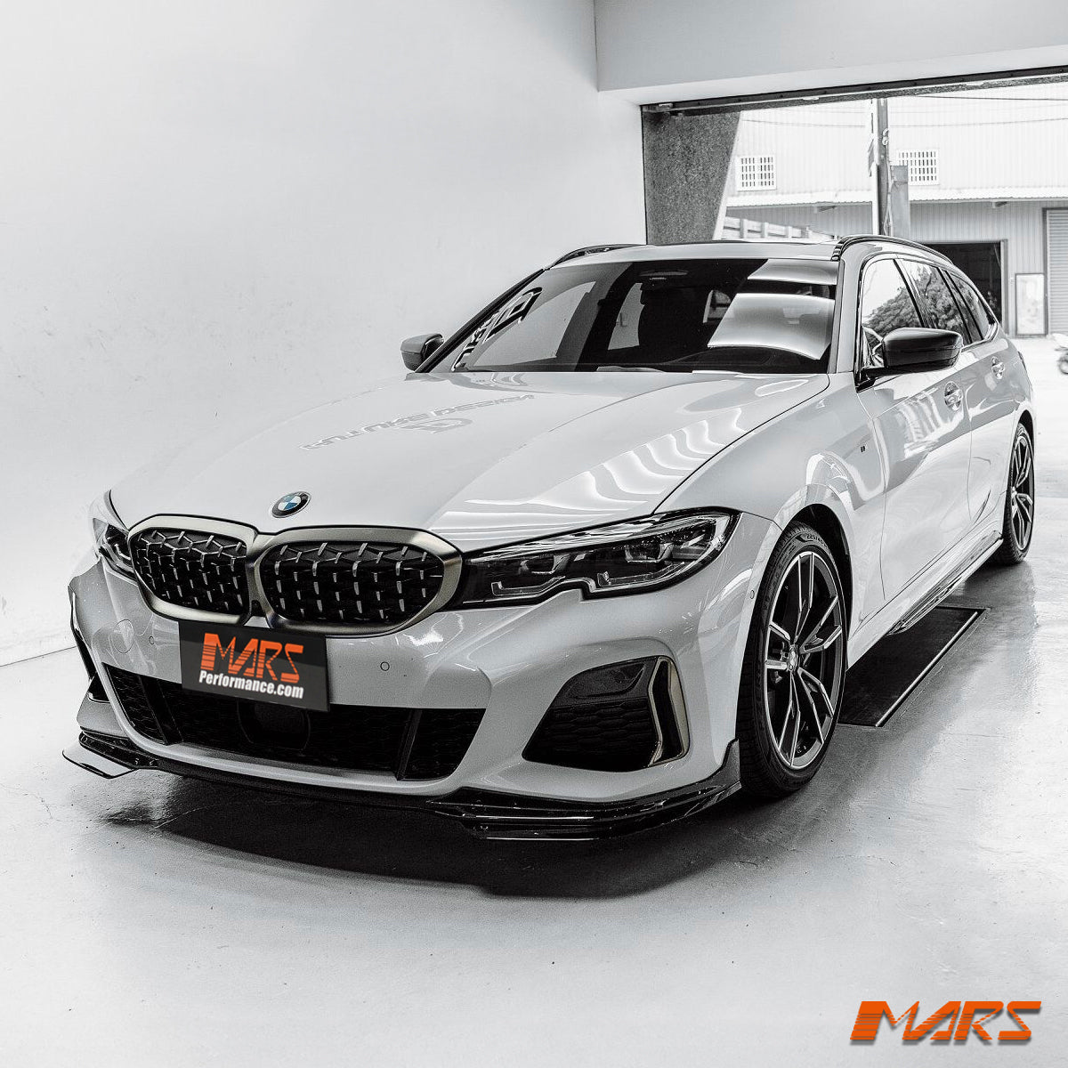 Gloss Black Performance Front bumper bar lip Spoiler Bodykit for BMW 3 - Series M Sport G20 Sedan G21 Wagon, Pre LCI 2018 - 2022 - Mars Performance