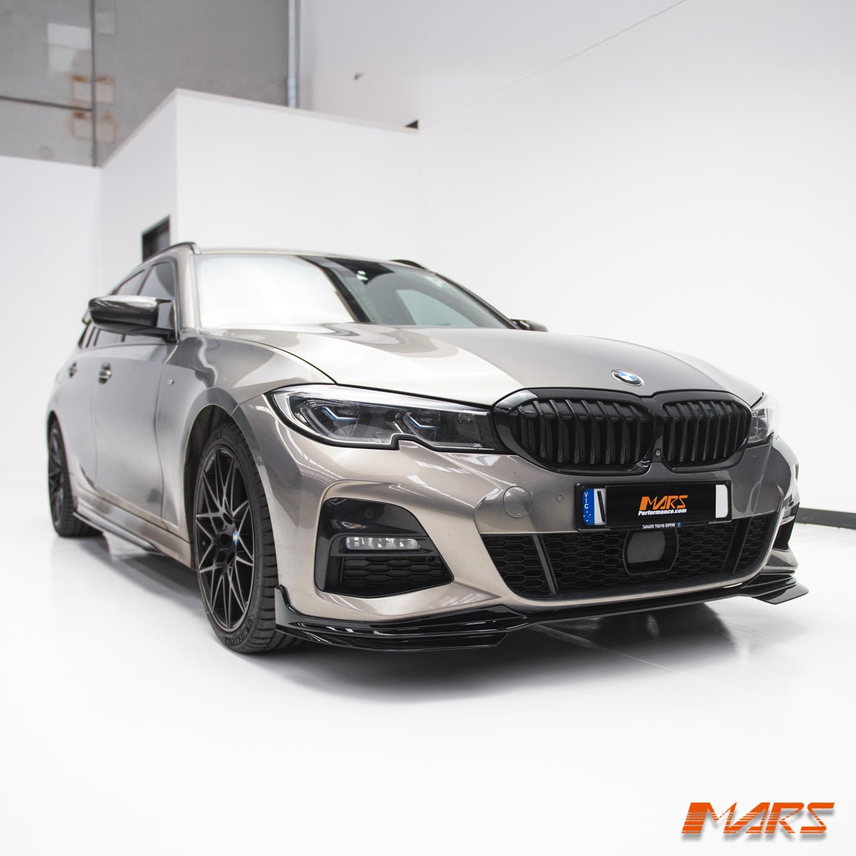 Gloss Black Performance Front bumper bar lip Spoiler Bodykit for BMW 3 - Series M Sport G20 Sedan G21 Wagon, Pre LCI 2018 - 2022 - Mars Performance