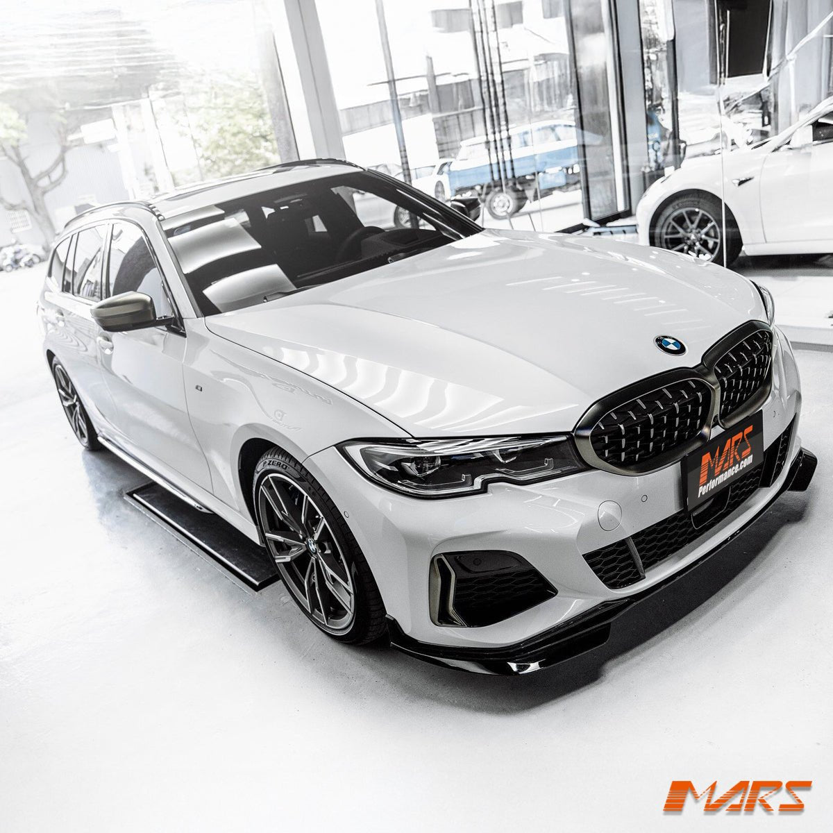 Gloss Black Performance Front bumper bar lip Spoiler Bodykit for BMW 3 - Series M Sport G20 Sedan G21 Wagon, Pre LCI 2018 - 2022 - Mars Performance