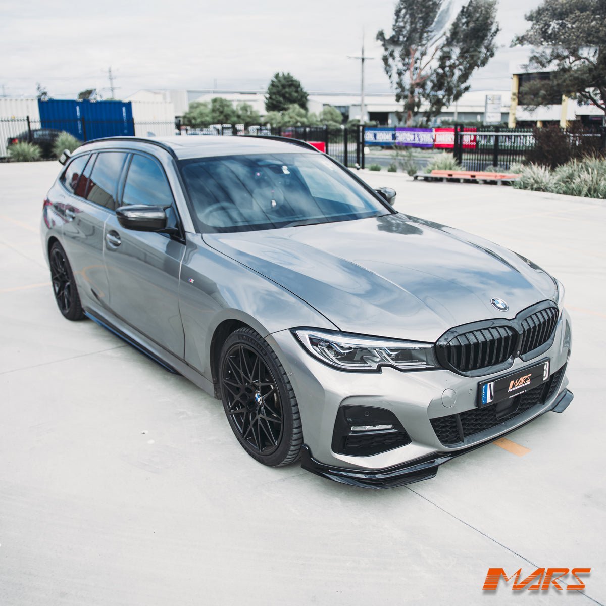 Gloss Black Performance Front bumper bar lip Spoiler Bodykit for BMW 3 - Series M Sport G20 Sedan G21 Wagon, Pre LCI 2018 - 2022 - Mars Performance