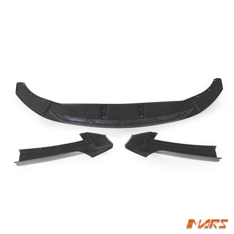 Gloss Black Performance Front bumper Bar Splitters & Lip Spoiler Bodykit for BMW F22 F23 2 - Series M Sport 2014 - 2021 - Mars Performance