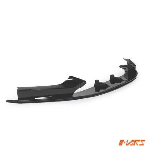 Gloss Black Performance Front bumper Bar Splitters & Lip Spoiler Bodykit for BMW F22 F23 2 - Series M Sport 2014 - 2021 - Mars Performance